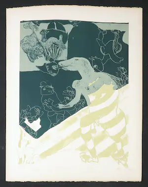 Jacqueline de Jong - Litho, Zonder titel kopen? Bied vanaf 50!
