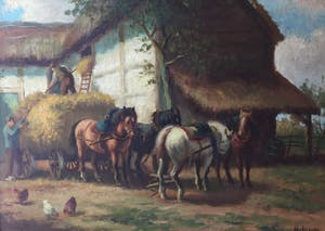 Hendrik van Leeuwen - C3805-26 - Paarden buiten de stal kopen? Bied vanaf 150!