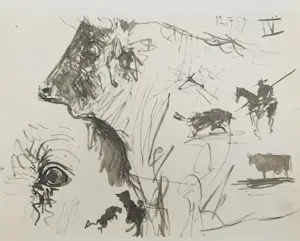 Pablo Picasso - “Toros y Toreros, Bullfighters". kopen? Bied vanaf 40!