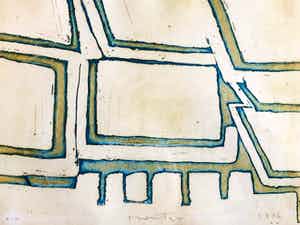 Jan Montyn - zonder titel maar met lijst verkocht voor € 135!