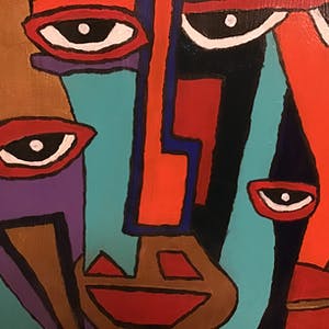 Niet of onleesbaar gesigneerd - Faces kopen? Bied vanaf 1!