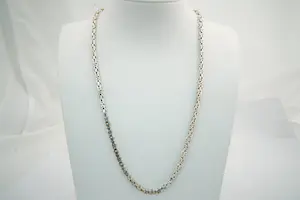 33- Lang & Massief 1e (0.925) gehalte Zilveren zg. "Konings" collier - vierkant kaufen? Bieten Sie von 60!