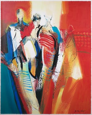 Peter Meijer - Zeefdruk, Pascalle - Ingelijst (Groot) kopen? Bied vanaf 50!