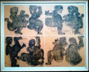 Theo Lenartz - (1937) | Erotisch vierluik verkocht voor € 80!