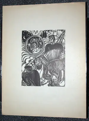 Fokko Mees - 5 houtgravures 1925, in genummerde map kopen? Bied vanaf 45!