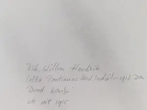 Willem Hendrik Bik - 1915 - fraaie Epr. d'Artiste droge naald Ets "Konijn" potloodgesigneerd kopen? Bied vanaf 25!