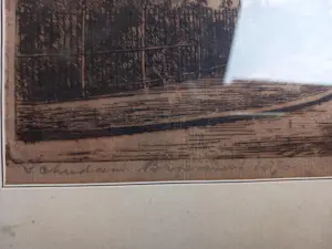 Marius Janssen - Stadsgezicht met molens Broersvest te Schiedam omstreeks 1870 kopen? Bied vanaf 35!