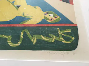 Tom Thijsse - set van 2 prachtige houtsnedes - ingelijst kopen? Bied vanaf 85!