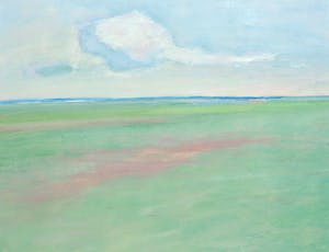 Adrie Mouthaan - Olieverf op board, Tussenduin met wilgenroosjes - Ingelijst kopen? Bied vanaf 250!