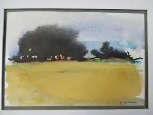 Niet of onleesbaar gesigneerd - 12 x Aquarel/Tekening div. Kunstenaars Landschap kopen? Bied vanaf 1!