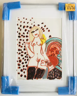 Corneille - Femme et animeaux met lijst! kopen? Bied vanaf 225!