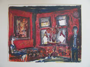 Wim Strörmann - ongetiteld (Man en Vrouw in kamer) - ARA kopen? Bied vanaf 50!