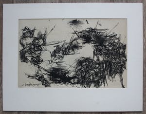 Theo Wolvecamp - abstracte inkttekening (collectie Hans en Alice de Jong) kopen? Bied vanaf 595!