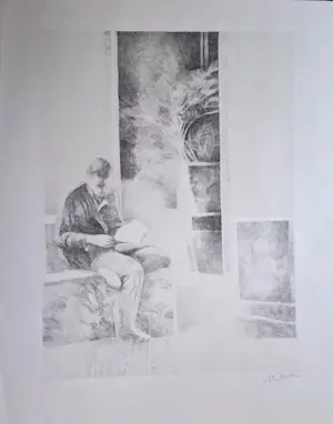 Walter Nobbe - De lezende man kopen? Bied vanaf 50!