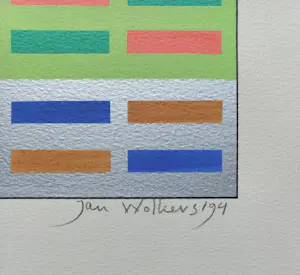 Jan Wolkers - Hommage aan Noord-Holland, zeefdruk kopen? Bied vanaf 225!