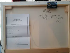 Patricia Kleyman - Acryl op doek. Titel, "Nu au vase rouge sur fond de cubisme " kopen? Bied vanaf 160!