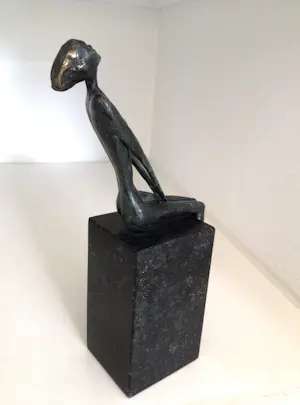 Corry Ammerlaan - Sculptuur “ Geniet ! “ kopen? Bied vanaf 95!