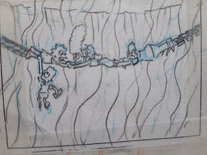 Matt Groening - origineel storyboard The Simpsons, ingelijst + certificaat kopen? Bied vanaf 99!