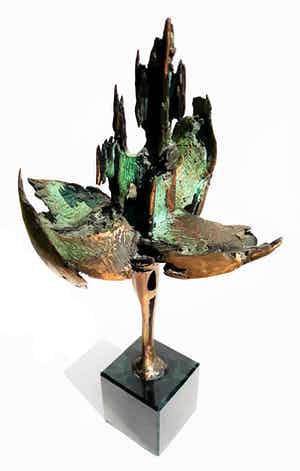 Wim Rijvers - Lente, bronzen beeld (unica, volledig gedocumenteerd) verkocht voor € 1295!