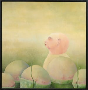 Frans Nicolai - Acryl op doek, Zonder titel - Ingelijst kopen? Bied vanaf 100!