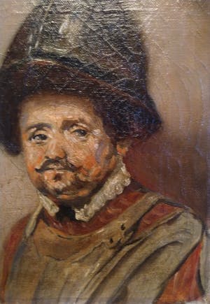 Niet of onleesbaar gesigneerd - Spaanse soldaat Conquistador - 19e eeuw kopen? Bied vanaf 1!