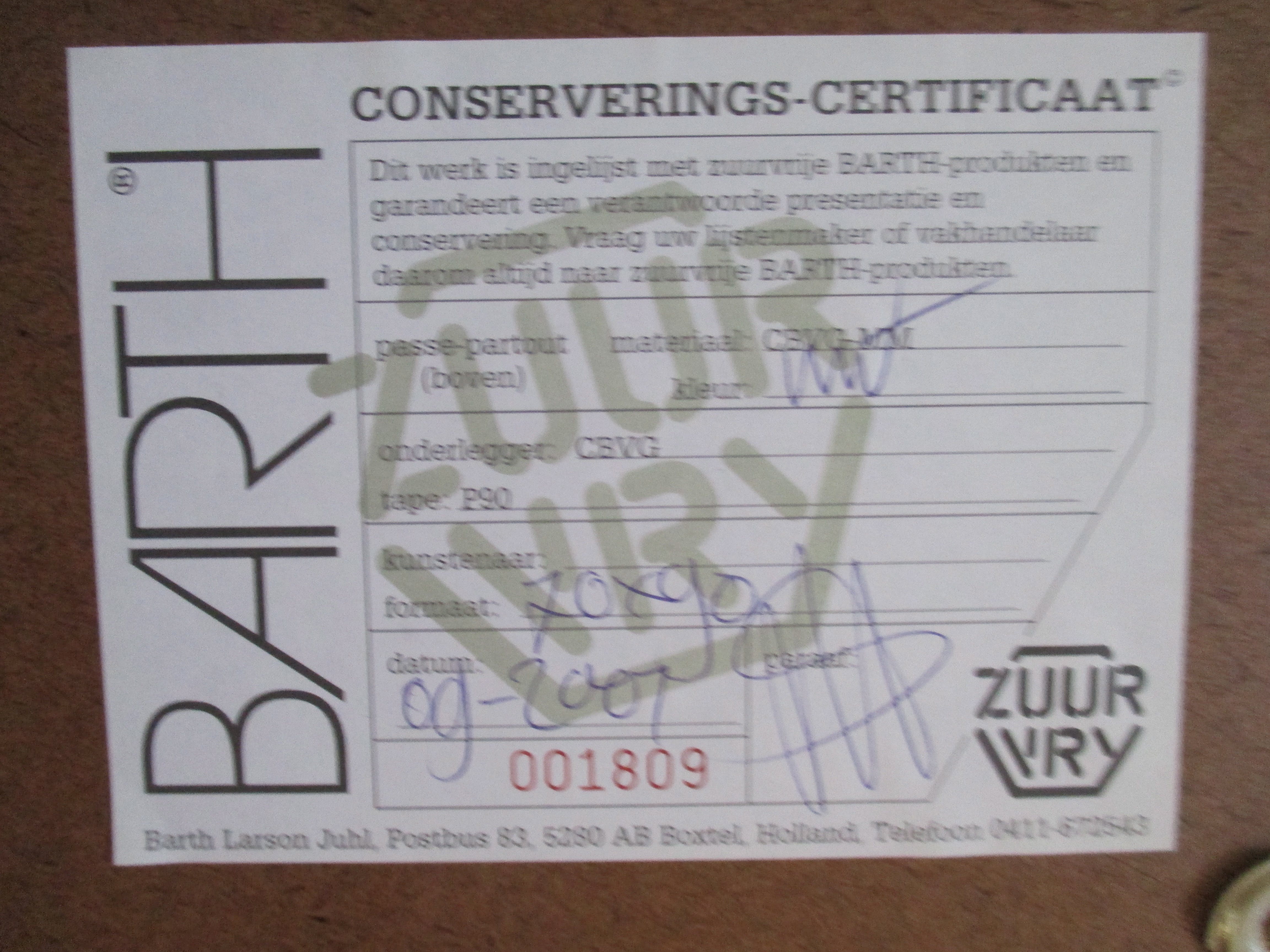 Gert Strengholt - Ingelijste litho 'Stercktenbouwing (door S. Stevin)' Barth lijst kopen? Bied vanaf 55!