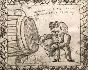 Lucebert - gesigneerde ets verkocht voor € 99!