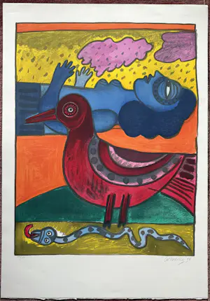 Corneille - Oiseau, Femme Et Serpent kopen? Bied vanaf 350!