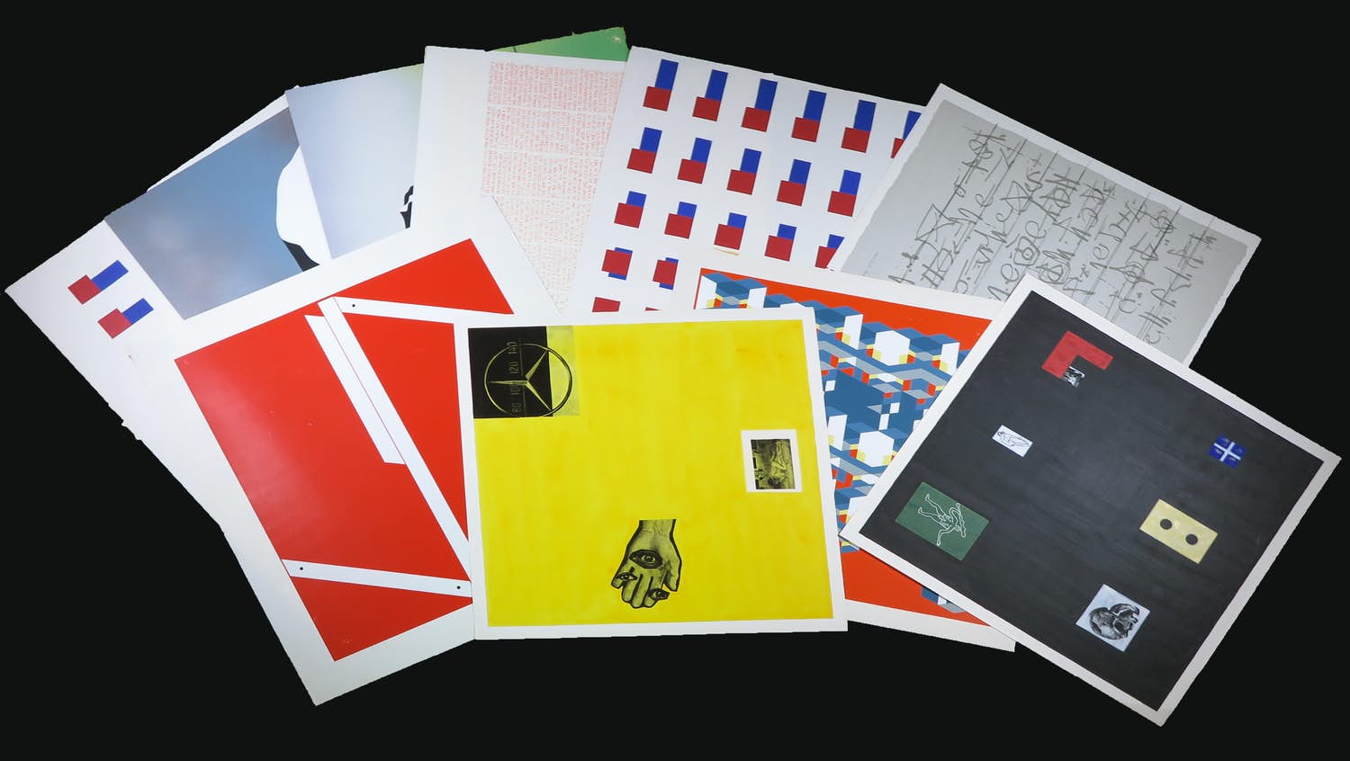 Wim van Liempt - en andere - Lot van 10 grote werken op papier kopen? Bied vanaf 1!