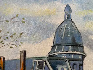 Niet of onleesbaar gesigneerd - bloemenverkoope aan de gracht kopen? Bied vanaf 1!