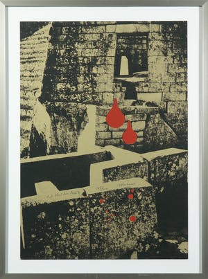 Marius van Beek - Zeefdruk uit de serie Poort van de Zon, Het bloed der Inca's kopen? Bied vanaf 20!