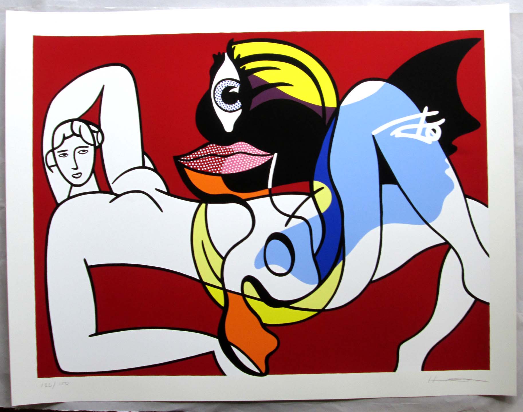 Corinna Heumann - White Lady - Zeefdruk - handgesigneerd - oplage 150 kopen? Bied vanaf 95!