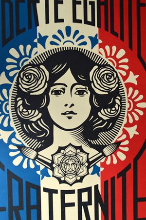 Shepard Fairey - Liberté Egalité Fraternité kopen? Bied vanaf 1!