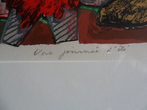 Corneille - Litho, Une journeé d'eté - Ingelijst kopen? Bied vanaf 250!