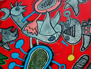 Corneille - Kleurenlitho: 1992(Nette lijst) verkocht voor € 399!