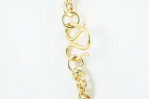 55 - Surinaams 18 Krt geel-gouden gedraaide Jasseron ketting - zwaar! (80+gr) kopen? Bied vanaf 2630!