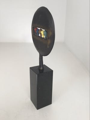 Corry Ammerlaan - Sculptuur “ Kijk in de toekomst ! “ kopen? Bied vanaf 75!