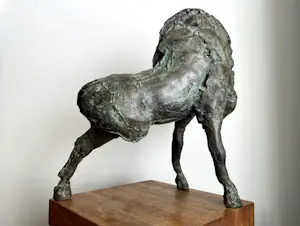 Jan Desmarets - Bronzen paard (zwaar object) kopen? Bied vanaf 3500!
