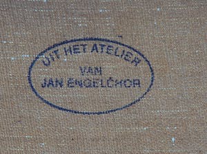 Jan Engelchor - Olieverf op doek, Zonder titel (Groot) kopen? Bied vanaf 150!