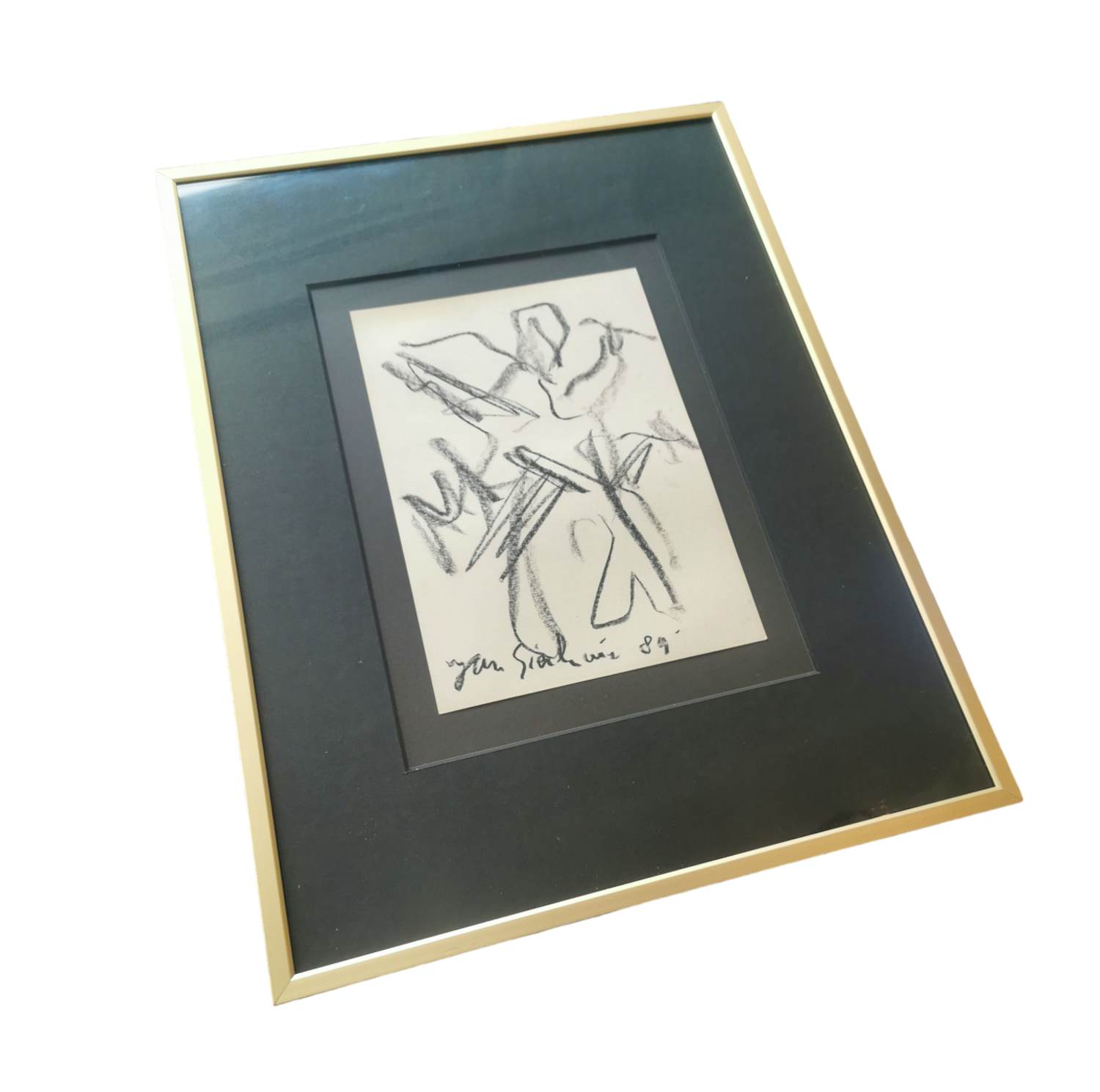 Jan Sierhuis - Tekening krijt/acryl kopen? Bied vanaf 1!