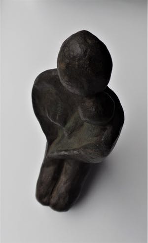 Elly du Clou-Bruggeman - Moederliefde - Beeld Brons kopen? Bied vanaf 120!