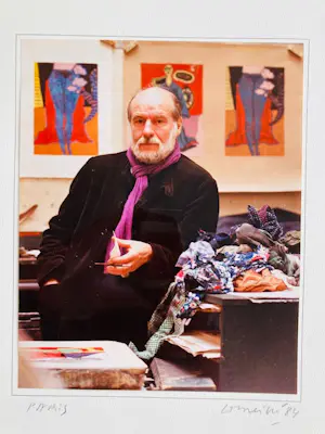 Corneille - zelfportret in atelier in Parijs kopen? Bied vanaf 35!