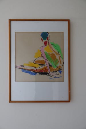 Juul Neumann - Modeltekening kopen? Bied vanaf 45!