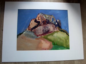 Jaap Hillenius - Gouache: Zomerlandschap in Frankrijk - 1967 kopen? Bied vanaf 100!