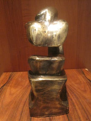 Brons (Onbekend) - Zittende rustende man. kopen? Bied vanaf 130!