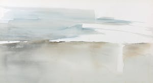 Wim de Bruin - Aquarel op papier, Landschap kopen? Bied vanaf 1!