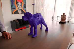 William Sweetlove - Cloned Schnauzer with water bottle verkocht voor € 320!