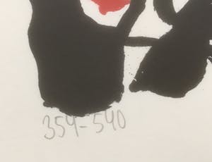 Marc Jonk - en 5 andere. Zeefdrukken. Thema liefde kopen? Bied vanaf 35!