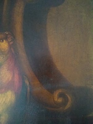 Niet of onleesbaar gesigneerd - Papegaai op een mand kopen? Bied vanaf 1!