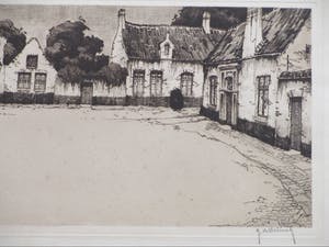 Roger Hebbelinck - Vlaams hofje - Ets kopen? Bied vanaf 50!